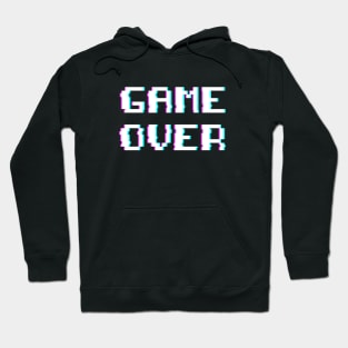 GAME OVER GLITCH PIXEL 8BIT CLASSIC GAMER Hoodie